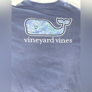 Vineyard vines long sleeve dark blue shirt L